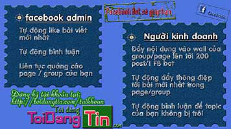 HƯỚNG DẪN SỬ DỤNG FACEBOOK BOT - TỰ ĐỘNG LIKE, COMMENT & CHO PHÉP ĐẨY TIN