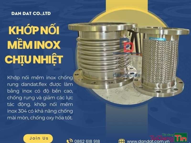 Khớp nối mềm nối bích/ khớp nối mềm nối bích chịu nhiệt/ khớp nối chống rung giảm chấn máy phát điện - Giao thương/ Kết bạn/ Tìm người, Cơ hội giao thương, Chào bán, Bình Dương - Ảnh 2