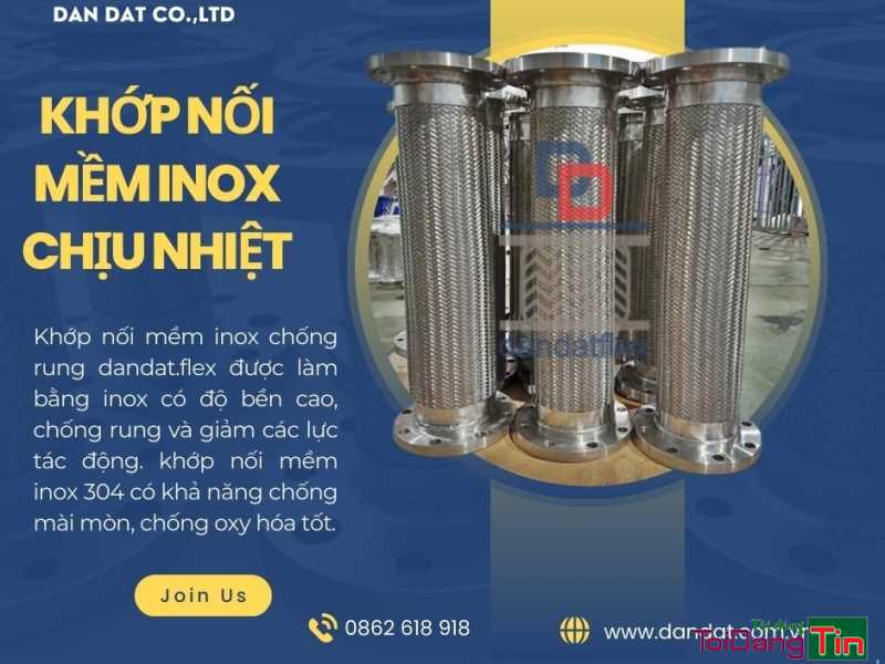Khớp nối mềm nối bích/ khớp nối mềm nối bích chịu nhiệt/ khớp nối chống rung giảm chấn máy phát điện - Giao thương/ Kết bạn/ Tìm người, Cơ hội giao thương, Chào bán, Bình Dương - Ảnh 2