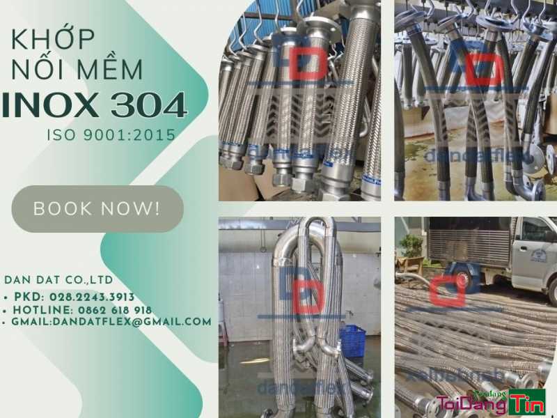Khớp nối mềm nối bích/ khớp nối mềm nối bích chịu nhiệt/ khớp nối chống rung giảm chấn máy phát điện - Giao thương/ Kết bạn/ Tìm người, Cơ hội giao thương, Chào bán, Bình Dương - Ảnh 2