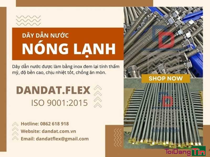 Dây dẫn nước, dây cấp nước inox chịu nhiệt, ống mềm cho máy nóng lạnh, dây nối mềm cho bình nước nóng - Giao thương/ Kết bạn/ Tìm người, Cơ hội giao thương, Chào bán, TP Hà Nội - Ảnh 2