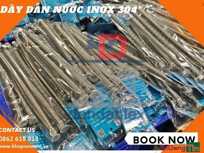 Dây dẫn nước, dây cấp nước inox chịu nhiệt, ống mềm cho máy nóng lạnh, dây nối mềm cho bình nước nóng - Giao thương/ Kết bạn/ Tìm người, Cơ hội giao thương, Chào bán, TP Hà Nội - Ảnh 2