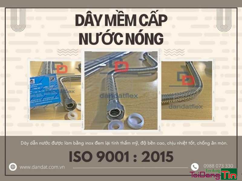 Dây dẫn nước, dây cấp nước inox chịu nhiệt, ống mềm cho máy nóng lạnh, dây nối mềm cho bình nước nóng - Giao thương/ Kết bạn/ Tìm người, Cơ hội giao thương, Chào bán, TP Hà Nội - Ảnh 2