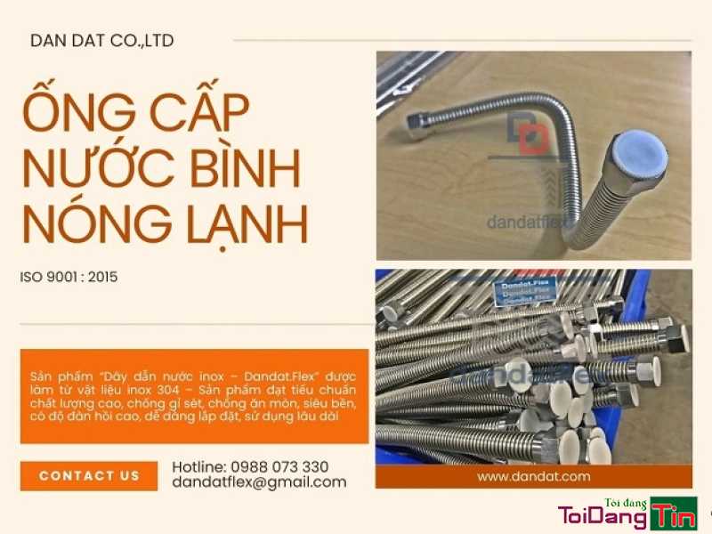 Dây dẫn nước, dây cấp nước inox chịu nhiệt, ống mềm cho máy nóng lạnh, dây nối mềm cho bình nước nóng - Giao thương/ Kết bạn/ Tìm người, Cơ hội giao thương, Chào bán, TP Hà Nội - Ảnh 2