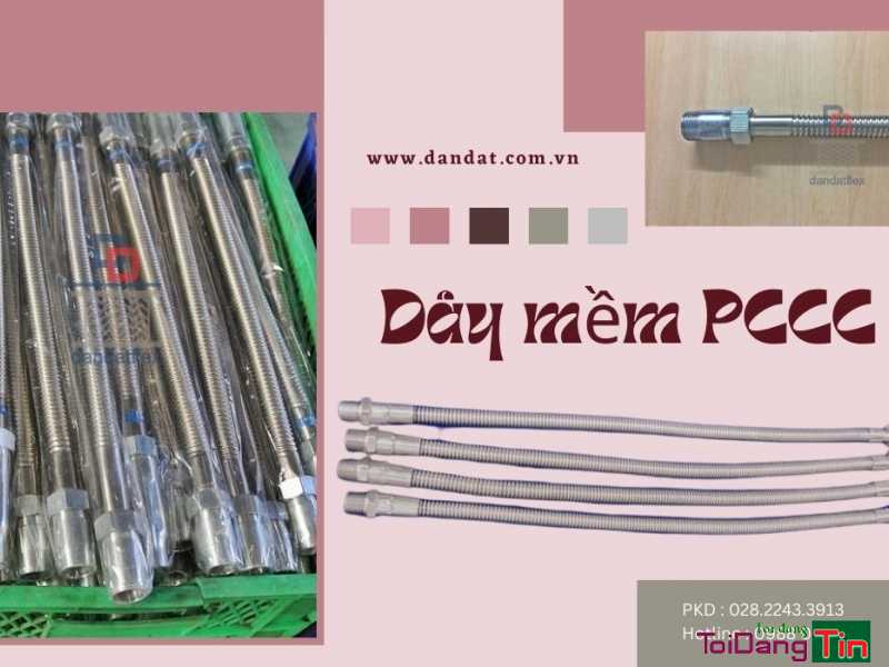 Ống mềm chữa cháy, ống mềm đầu phun sprinkler, dây mềm nối đầu phun chữa cháy, khớp nối mềm PCCC, dây mềm chữa cháy - Giao thương/ Kết bạn/ Tìm người, Cơ hội giao thương, Chào bán, TP Hồ Chí Minh - Ảnh 1