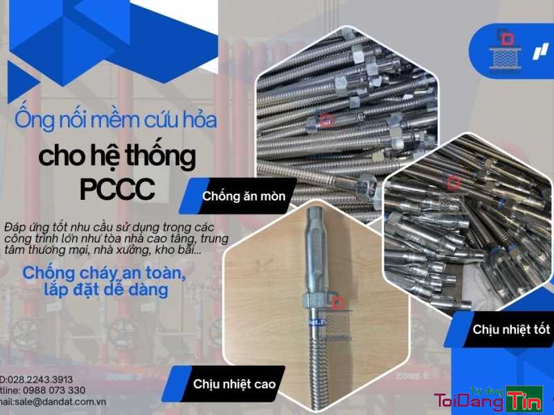 Ống mềm chữa cháy, ống mềm đầu phun sprinkler, dây mềm nối đầu phun chữa cháy, khớp nối mềm PCCC, dây mềm chữa cháy - Giao thương/ Kết bạn/ Tìm người, Cơ hội giao thương, Chào bán, TP Hồ Chí Minh - Ảnh 2