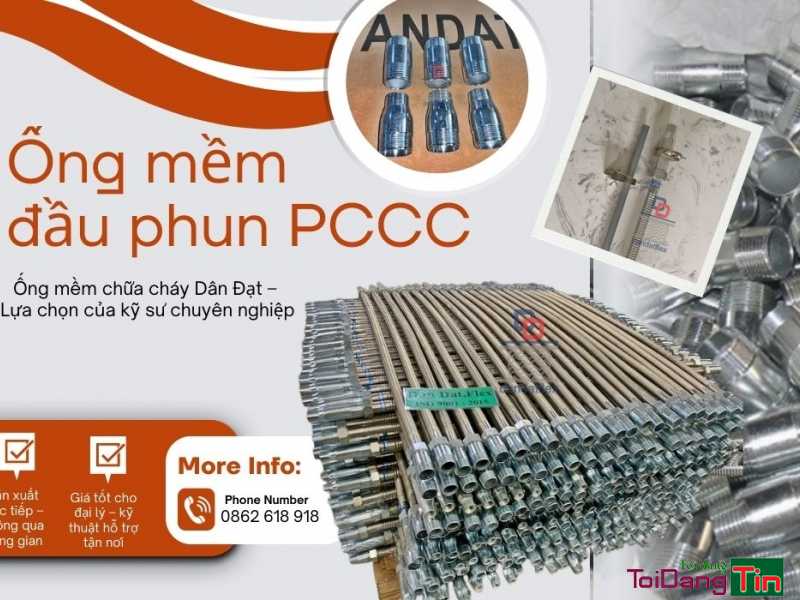 Ống mềm chữa cháy, ống mềm đầu phun sprinkler, dây mềm nối đầu phun chữa cháy, khớp nối mềm PCCC, dây mềm chữa cháy - Giao thương/ Kết bạn/ Tìm người, Cơ hội giao thương, Chào bán, TP Hồ Chí Minh - Ảnh 2
