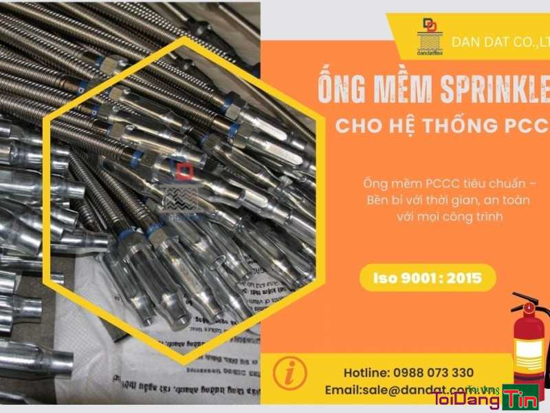 Ống mềm chữa cháy, ống mềm đầu phun sprinkler, dây mềm nối đầu phun chữa cháy, khớp nối mềm PCCC, dây mềm chữa cháy - Giao thương/ Kết bạn/ Tìm người, Cơ hội giao thương, Chào bán, TP Hồ Chí Minh - Ảnh 2