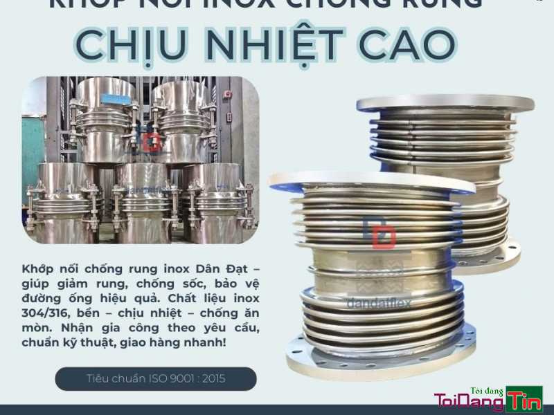 Khớp nối mềm inox 321, khớp nối inox chống rung, khớp nối mềm inox chống rung, khớp nối mềm nối bích, khớp nối kim loại nối ren - Giao thương/ Kết bạn/ Tìm người, Cơ hội giao thương, Chào bán, TP Hồ Chí Minh - Ảnh 1