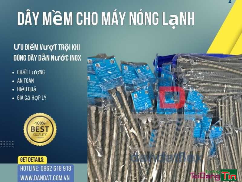 Ống dẫn nước inox, ống mềm cấp nước nóng, ống cấp nước bình nóng lạnh, dây mềm dẫn nước inox chịu nhiệt - Giao thương/ Kết bạn/ Tìm người, Cơ hội giao thương, Chào bán, Lâm Đồng - Ảnh 2