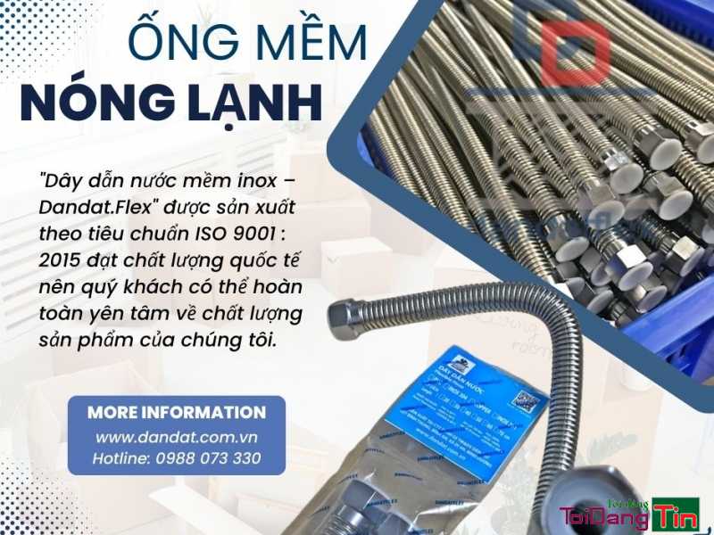 Ống dẫn nước inox, ống mềm cấp nước nóng, ống cấp nước bình nóng lạnh, dây mềm dẫn nước inox chịu nhiệt - Giao thương/ Kết bạn/ Tìm người, Cơ hội giao thương, Chào bán, Lâm Đồng - Ảnh 2