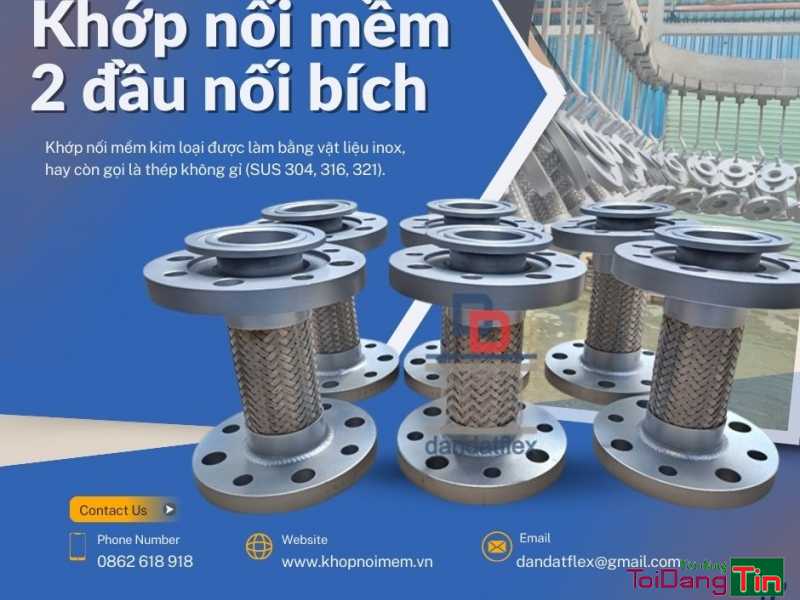 Khớp nối mềm công nghiệp, khớp nối mềm cho máy phát điện, khớp nối chống rung máy bơm, khớp nối mềm kim loại - Giao thương/ Kết bạn/ Tìm người, Cơ hội giao thương, Chào bán, TP Hồ Chí Minh - Ảnh 1