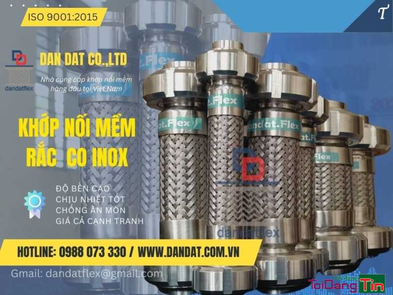 Khớp nối mềm nối ren, khớp nối mềm rắc co vi sinh, khớp nối ren công nghiệp, khớp nối mềm inox 316 - Giao thương/ Kết bạn/ Tìm người, Cơ hội giao thương, Chào bán, TP Hồ Chí Minh - Ảnh 1