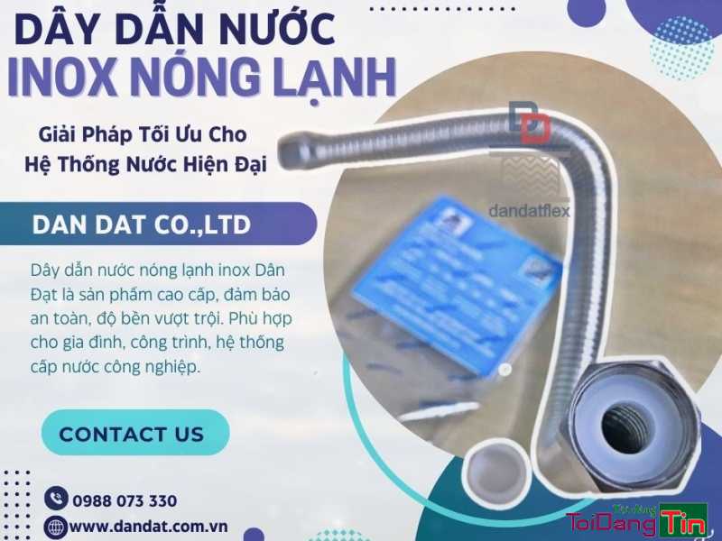Dây dẫn nước, dây dẫn nước inox nóng lạnh, ống mềm cấp nước nóng lạnh, dây mềm inox dẫn nước vòi chậu - Giao thương/ Kết bạn/ Tìm người, Cơ hội giao thương, Chào bán, TP Hồ Chí Minh - Ảnh 1