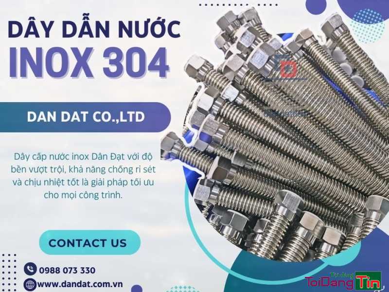 Dây dẫn nước, dây dẫn nước inox nóng lạnh, ống mềm cấp nước nóng lạnh, dây mềm inox dẫn nước vòi chậu - Giao thương/ Kết bạn/ Tìm người, Cơ hội giao thương, Chào bán, TP Hồ Chí Minh - Ảnh 2