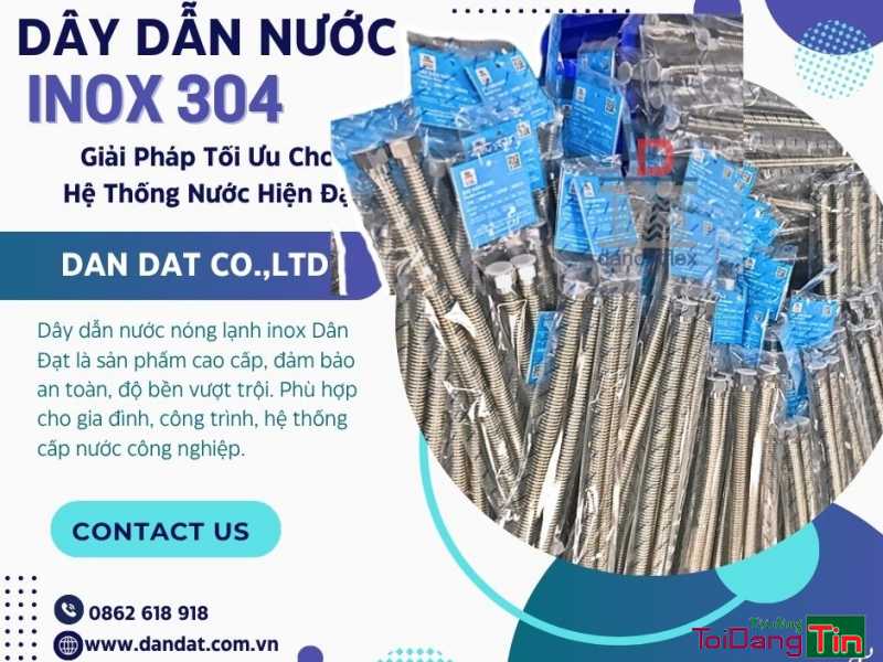Dây dẫn nước, dây dẫn nước inox nóng lạnh, ống mềm cấp nước nóng lạnh, dây mềm inox dẫn nước vòi chậu - Giao thương/ Kết bạn/ Tìm người, Cơ hội giao thương, Chào bán, TP Hồ Chí Minh - Ảnh 2