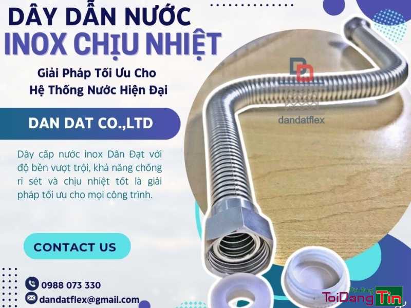 Dây dẫn nước, dây dẫn nước inox nóng lạnh, ống mềm cấp nước nóng lạnh, dây mềm inox dẫn nước vòi chậu - Giao thương/ Kết bạn/ Tìm người, Cơ hội giao thương, Chào bán, TP Hồ Chí Minh - Ảnh 2
