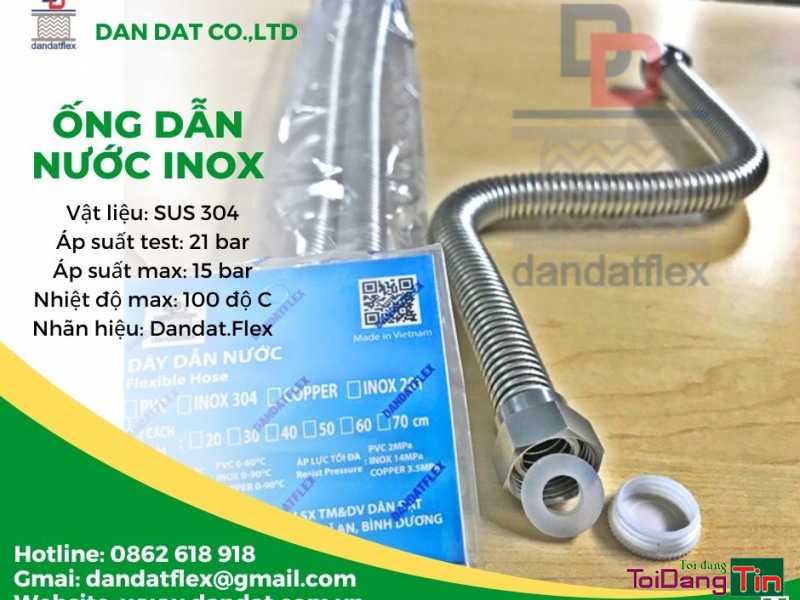 Dây dẫn nước, dây dẫn nước inox chịu nhiệt, ống cấp nước bình nóng lạnh, ống dẫn nước vòi chậu, dây dẫn nước inox 304 - Giao thương/ Kết bạn/ Tìm người, Cơ hội giao thương, Chào bán, TP Hồ Chí Minh - Ảnh 1