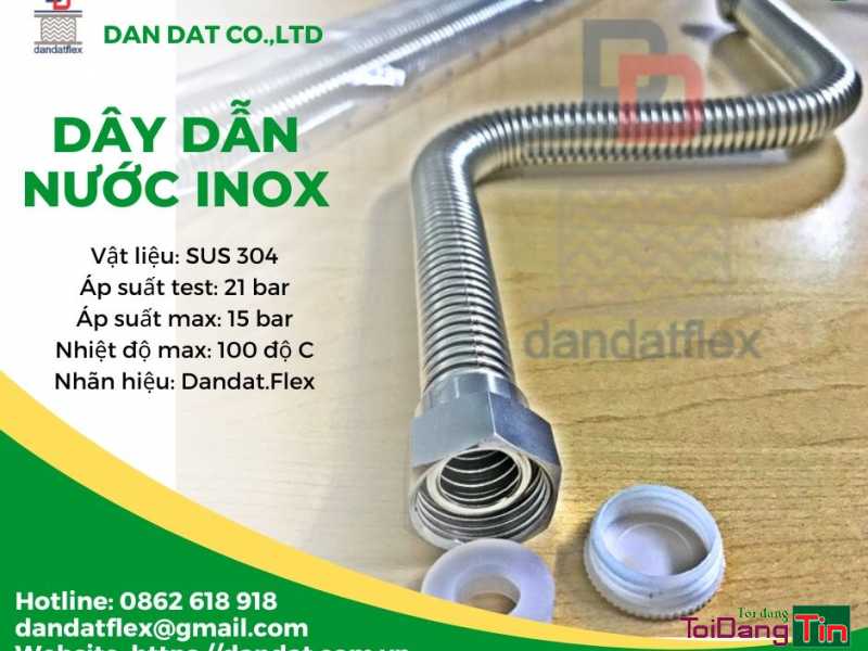 Dây dẫn nước, dây dẫn nước inox chịu nhiệt, ống cấp nước bình nóng lạnh, ống dẫn nước vòi chậu, dây dẫn nước inox 304 - Giao thương/ Kết bạn/ Tìm người, Cơ hội giao thương, Chào bán, TP Hồ Chí Minh - Ảnh 2
