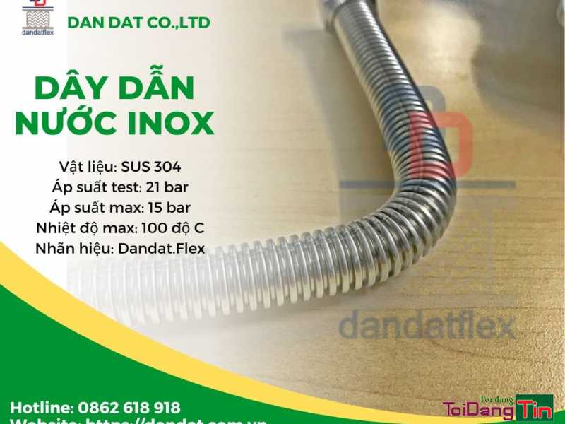 Dây dẫn nước, dây dẫn nước inox chịu nhiệt, ống cấp nước bình nóng lạnh, ống dẫn nước vòi chậu, dây dẫn nước inox 304 - Giao thương/ Kết bạn/ Tìm người, Cơ hội giao thương, Chào bán, TP Hồ Chí Minh - Ảnh 2