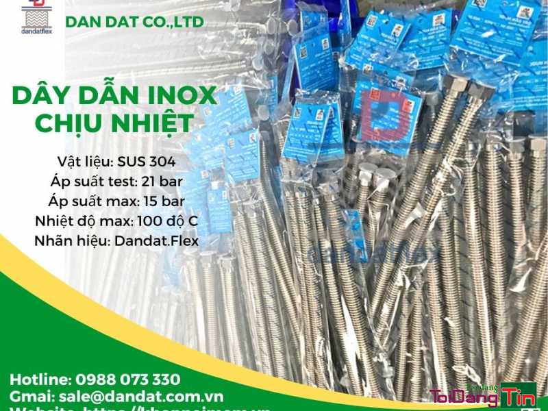 Dây dẫn nước, dây dẫn nước inox chịu nhiệt, ống cấp nước bình nóng lạnh, ống dẫn nước vòi chậu, dây dẫn nước inox 304 - Giao thương/ Kết bạn/ Tìm người, Cơ hội giao thương, Chào bán, TP Hồ Chí Minh - Ảnh 2