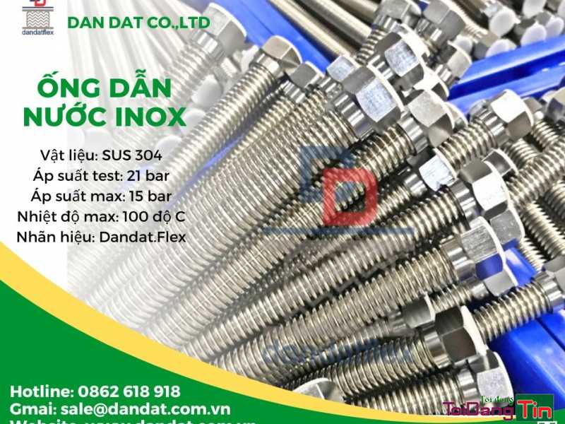 Dây dẫn nước, dây dẫn nước inox chịu nhiệt, ống cấp nước bình nóng lạnh, ống dẫn nước vòi chậu, dây dẫn nước inox 304 - Giao thương/ Kết bạn/ Tìm người, Cơ hội giao thương, Chào bán, TP Hồ Chí Minh - Ảnh 2