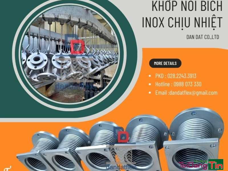 Khớp Nối Mềm / Khớp Chống Rung / Khớp Nối Giãn Nở /Khớp nối chống rung cho máy phát điện/ Hệ Thống Ống Khói Máy Phát Điện - Giao thương/ Kết bạn/ Tìm người, Cơ hội giao thương, Chào bán, TP Hồ Chí Minh - Ảnh 1