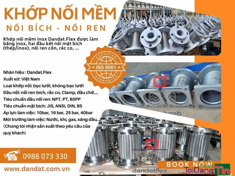 Khớp Nối Mềm / Khớp Chống Rung / Khớp Nối Giãn Nở /Khớp nối chống rung cho máy phát điện/ Hệ Thống Ống Khói Máy Phát Điện - Giao thương/ Kết bạn/ Tìm người, Cơ hội giao thương, Chào bán, TP Hồ Chí Minh - Ảnh 2