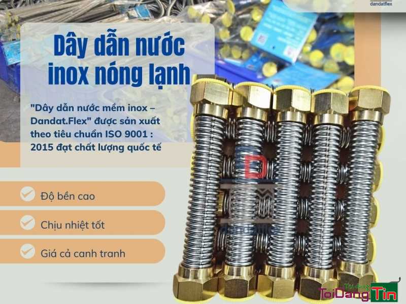 Ống inox dẫn nước nóng lạnh, dây inox cấp nước ren trong, ống inox dẫn nước nóng lạnh, ống mềm cấp nước thép không gỉ - Giao thương/ Kết bạn/ Tìm người, Cơ hội giao thương, Chào bán, TP Hồ Chí Minh - Ảnh 2