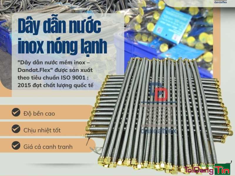 Dây dẫn nước inox 304, dây dẫn nước bình nóng, ống mềm cấp nước nóng, ống inox dẫn nước nóng lạnh, ống mềm cấp nước thép không gỉ - Giao thương/ Kết bạn/ Tìm người, Cơ hội giao thương, Chào bán, TP Hồ Chí Minh - Ảnh 2