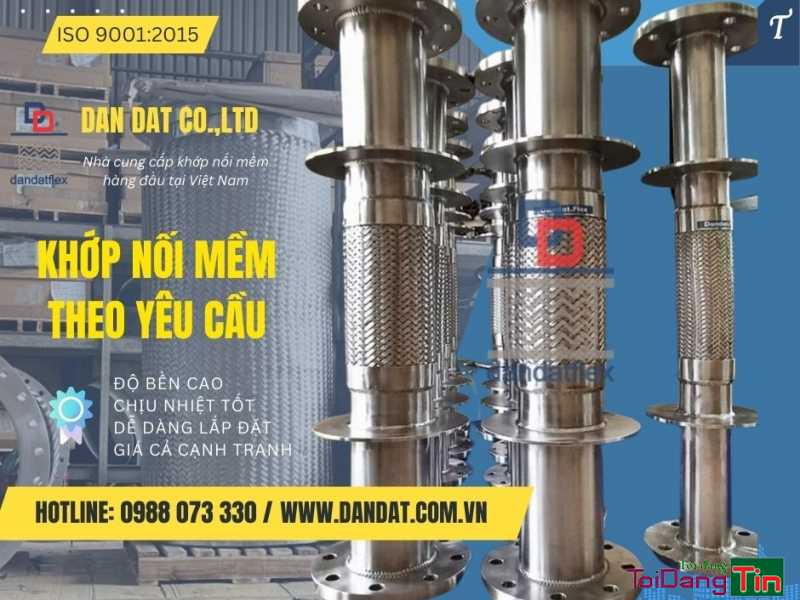 Khớp nối mềm inox 304 DN50 - DN1000/ khớp nối mềm khjí hóa lỏng/ khớp nối mềm dẫn xăng dầu/ khớp nối mềm vật tư ngành nước - Giao thương/ Kết bạn/ Tìm người, Cơ hội giao thương, Chào bán, Tiền Giang - Ảnh 2