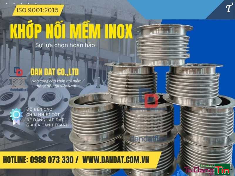 Khớp nối mềm inox 304 DN50 - DN1000/ khớp nối mềm khjí hóa lỏng/ khớp nối mềm dẫn xăng dầu/ khớp nối mềm vật tư ngành nước - Giao thương/ Kết bạn/ Tìm người, Cơ hội giao thương, Chào bán, Tiền Giang - Ảnh 2