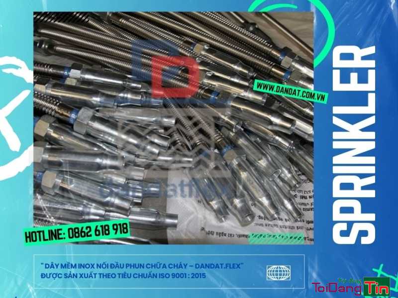Ống mềm sprinkler PCCC, ống mềm nối đầu phun sprinkler, khớp nối mềm cứu hỏa - Giao thương/ Kết bạn/ Tìm người, Cơ hội giao thương, Chào bán, TP Hồ Chí Minh - Ảnh 2