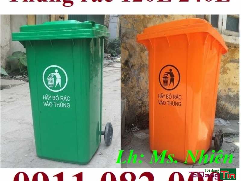 Chuyên sản xuất và phân phối thùng rác hàng chính hãng giá rẻ- Thùng rác 120,240,660- lh 0911.082.000 - Dịch vụ, Dịch vụ khác, Cung cấp, TP Cần Thơ - Ảnh 1