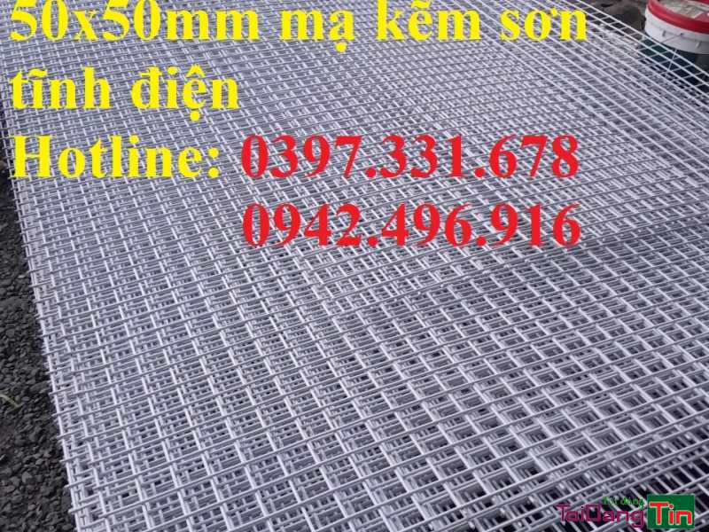 Lưới thép hàn mạ kẽm; Lưới thép hàn phi 5 ô 50x50mm - Dịch vụ, Xây dựng, sửa chữa, Cung cấp, TP Hà Nội - Ảnh 2