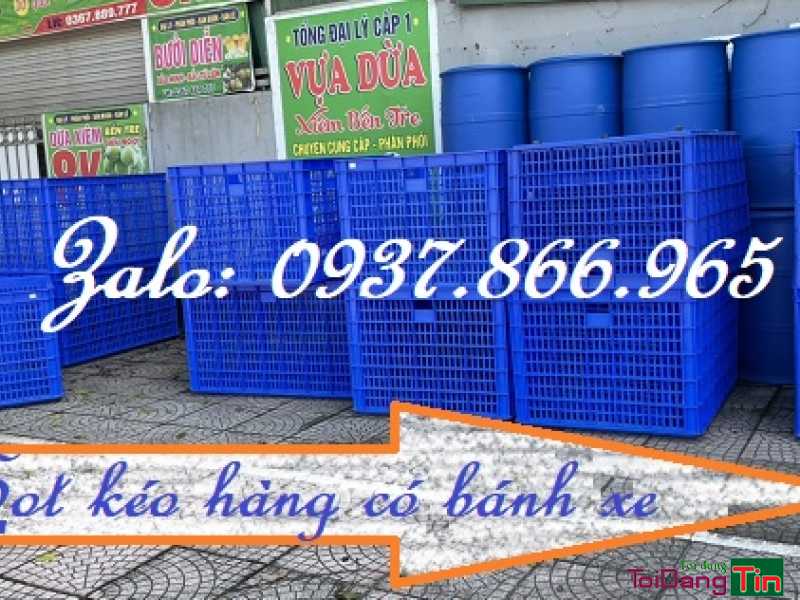 Sọt có bánh xe dùng kéo hàng trong xưởng may, Sọt chứa hàng, sọt có bánh xe dưới đáy - Dịch vụ, In ấn/ Dịch thuật, Cung cấp, TP Hà Nội - Ảnh 1