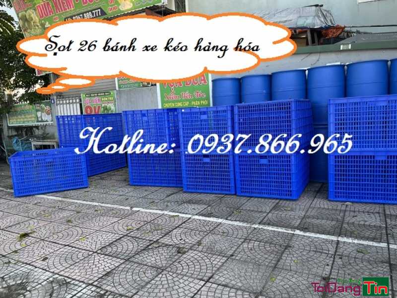 Sọt có bánh xe dùng kéo hàng trong xưởng may, Sọt chứa hàng, sọt có bánh xe dưới đáy - Dịch vụ, In ấn/ Dịch thuật, Cung cấp, TP Hà Nội - Ảnh 2