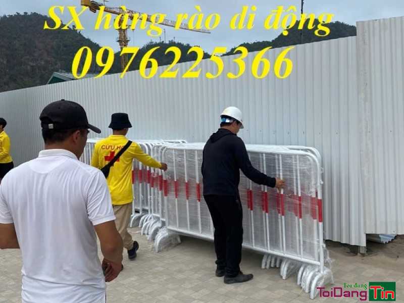 Hàng rào di động, hàng rào chắn đường khổ 1.2m x 2m - Dịch vụ, Xây dựng, sửa chữa, Cung cấp, TP Hà Nội - Ảnh 2