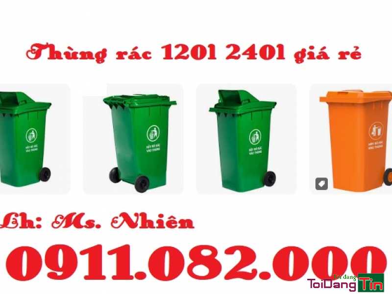 Miền tây- nơi bán thùng rác giá rẻ đại lý- chuyên sỉ lẻ thùng rác 120l 240l 660l- lh 0911.082.000 - Tạp hóa & thực phẩm, Thực phẩm khác, Cần Bán, Đồng Tháp - Ảnh 1