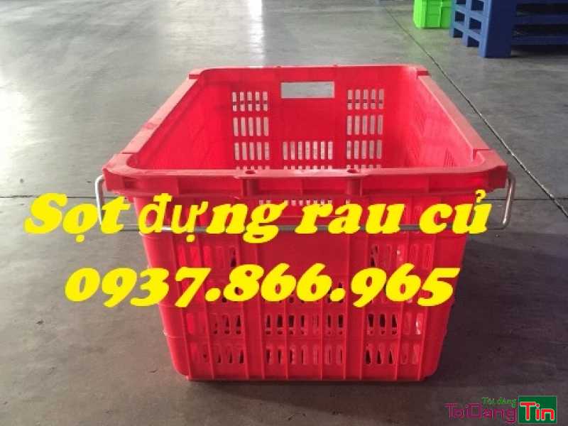 Sọt có quai sắt tiện lợi, sóng nhựa, sóng quai sắt, sọt có quai sắt 2 đẩu dùng bê hàng - Dịch vụ, Dịch vụ khác, Cung cấp, TP Hà Nội - Ảnh 2