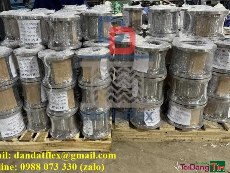 Khớp nối mềm 2 lớp lưới 2 đầu mặt bích PN16 thép áp suất 16 bar, ống dẫn dầu thủy lực bọc lưới inox - Giao thương/ Kết bạn/ Tìm người, Cơ hội giao thương, Chào bán, TP Hà Nội - Ảnh 1