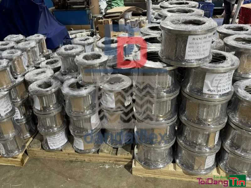 Khớp nối mềm 2 lớp lưới 2 đầu mặt bích PN16 thép áp suất 16 bar, ống dẫn dầu thủy lực bọc lưới inox - Giao thương/ Kết bạn/ Tìm người, Cơ hội giao thương, Chào bán, TP Hà Nội - Ảnh 2