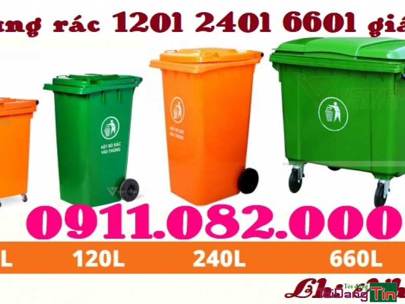 Những mẫu thùng rác giá rẻ nhất 2025- thùng rác 120l 240l 660l- lh 0911082000 - Dịch vụ, Dịch vụ khác, Cung cấp, TP Cần Thơ - Ảnh 1