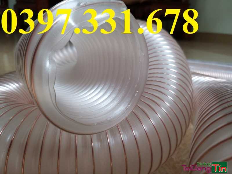 Ống PU lõi đồng phi 40; Ống hút bụi lõi đồng - Dịch vụ, Xây dựng, sửa chữa, Cung cấp, Quảng Ngãi - Ảnh 2