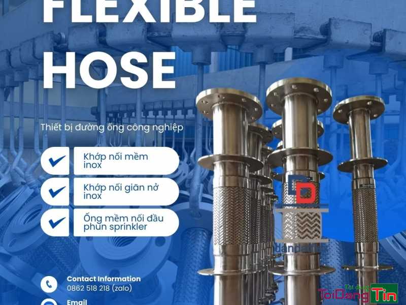 Ống nối mềm inox, ống mềm inox chịu nhiệt, khớp nối mềm mặt bích, khớp chống rung, khớp nối chống rung inox, khop noi mem inox - Giao thương/ Kết bạn/ Tìm người, Cơ hội giao thương, Chào bán, Quảng Ninh - Ảnh 2