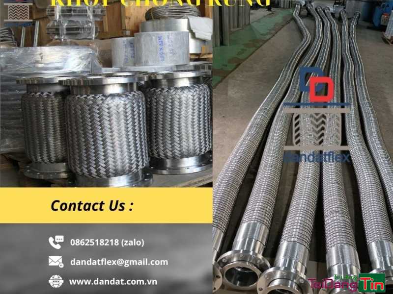 Ống mềm inox nối ren côn lõm thép dùng bơm dầu nóng, khớp nối mềm inox ren trong, khớp nối chống rung inox, khớp giảm chấn inox, khop noi mem inox - Giao thương/ Kết bạn/ Tìm người, Cơ hội giao thương, Chào bán, TP Hải Phòng - Ảnh 2