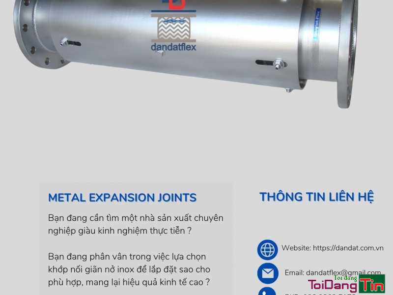 Ống dản nở dạng vỏ áo, Khớp nối đường ống công nghiệp, Khớp nối giãn nở bằng thép không gỉ, khớp giãn nở inox 304 - Giao thương/ Kết bạn/ Tìm người, Cơ hội giao thương, Chào bán, Quảng Ninh - Ảnh 1