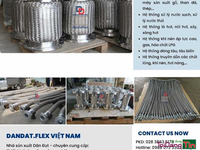 Ống dản nở dạng vỏ áo, Khớp nối đường ống công nghiệp, Khớp nối giãn nở bằng thép không gỉ, khớp giãn nở inox 304 - Giao thương/ Kết bạn/ Tìm người, Cơ hội giao thương, Chào bán, Quảng Ninh - Ảnh 2
