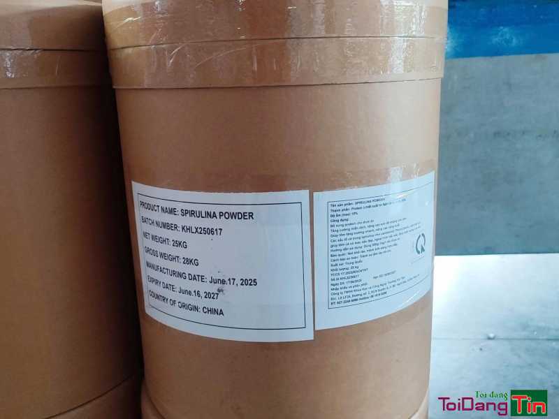 SPIRULINA POWDER – Bột tảo tự nhiên, cung cấp dinh dưỡng cho tôm/cá - Nhà cửa & trang thiết bị, Thú cưng & Vật nuôi, Cần Bán, Cà Mau - Ảnh 1