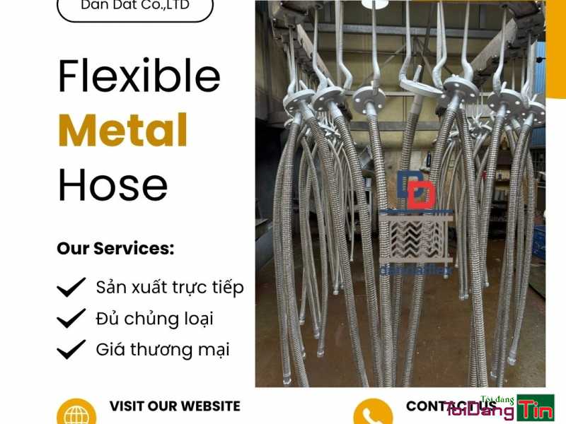 Flexible Hose, Khớp nối mềm inox mặt bích, khớp nối mềm nối ren, ống nối mềm inox, ống kim loại mềm, khop noi mem inox, dây mềm inox chịu nhiệt cao, khớp chống rung inox - Giao thương/ Kết bạn/ Tìm người, Cơ hội giao thương, Chào bán, Hải Dương - Ảnh 2